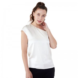 С коротким рукавом Basic Summer Spring Новый дизайн Normal White Blouse Women